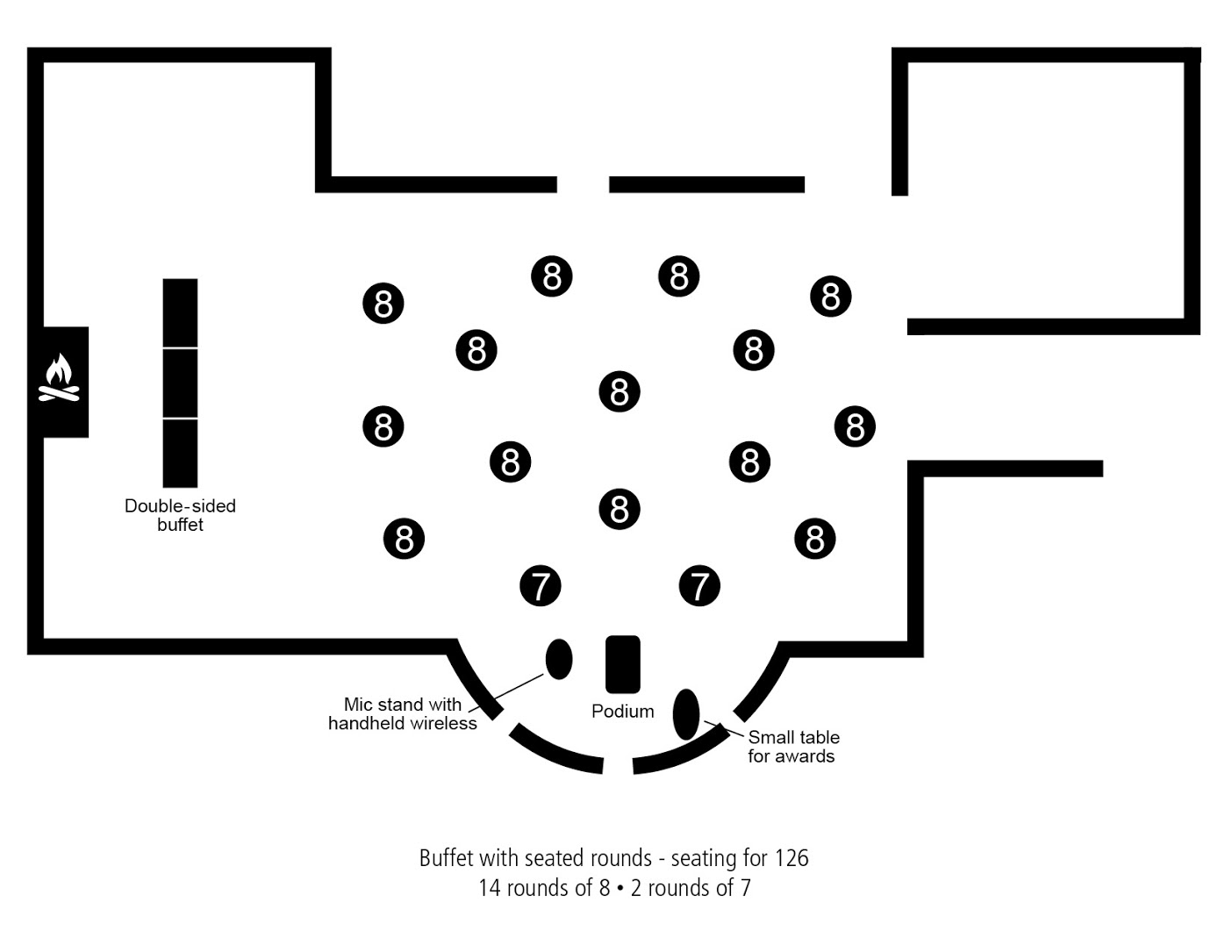 Floor Plan – The Dining Room 2